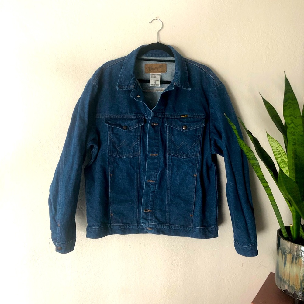 Wrangler Blue denim jacket, size XL